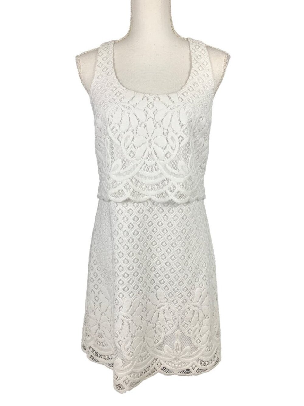 Lilly Pulitzer Stelle Lace Tank Dress White Size S